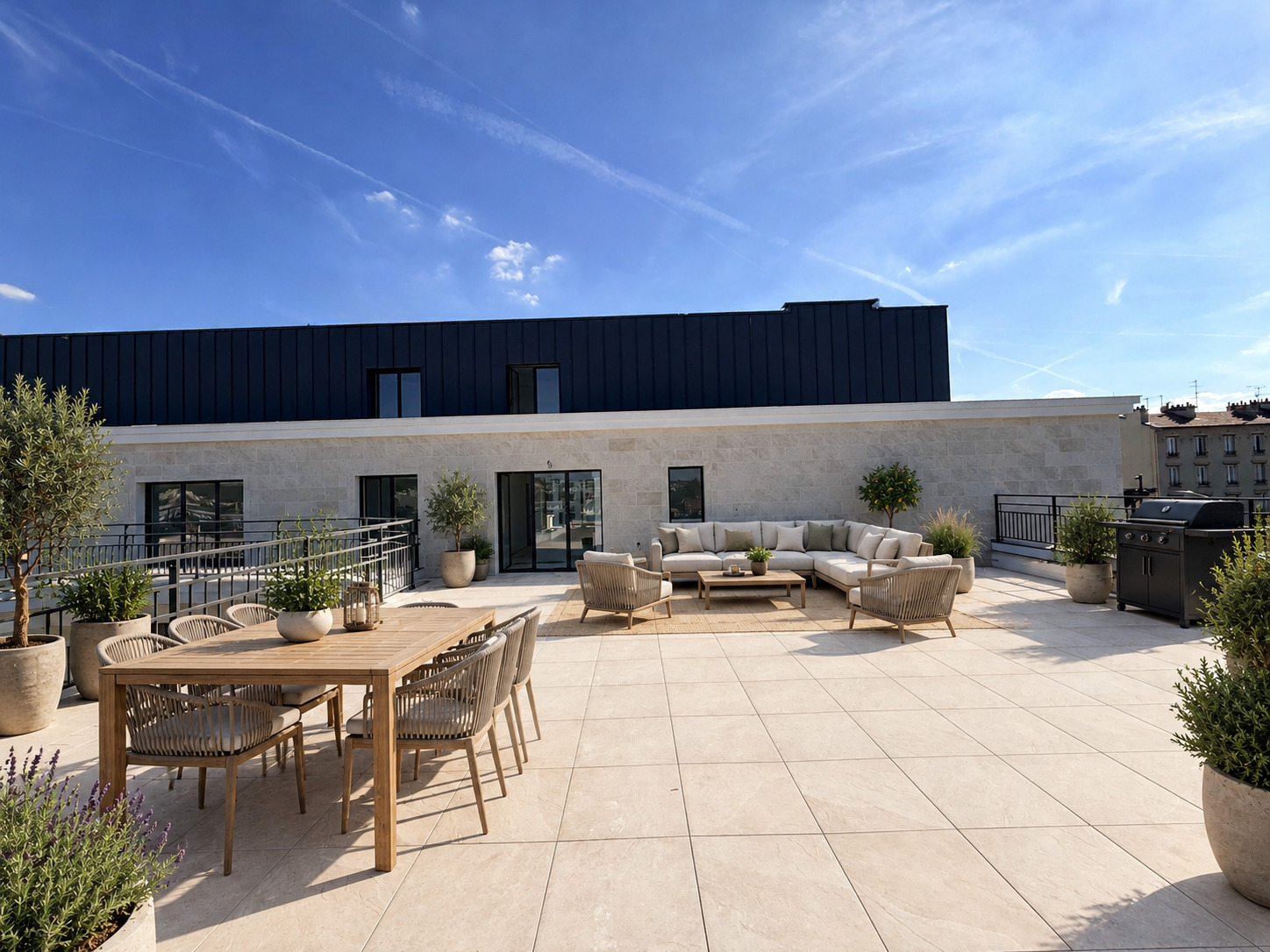 Terrasse Villa Olimpia