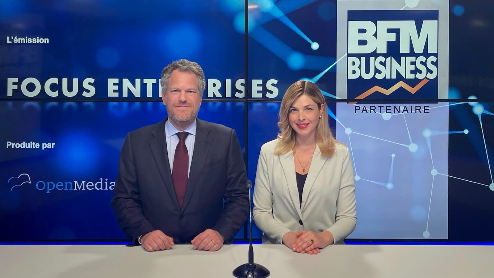 Photo interview Emanuel PATRIGNANI par BFM BUSINESS